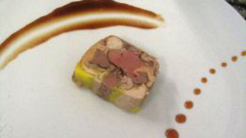 LE MARBRE DE LAPIN  ET DE FOIE GRAS